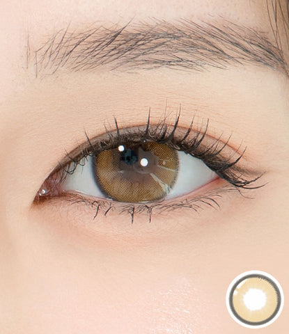 [Yearly] U'r Ring Brown (Toric) Colored Contact Lenses - Silicone Hydrogel