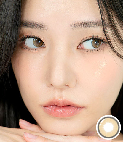 [Yearly] U'r Ring Brown (Toric) Colored Contact Lenses - Silicone Hydrogel