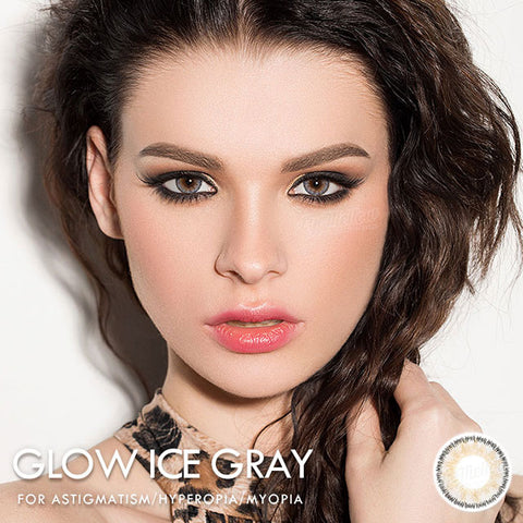 [Yearly] Glow Ice Gray (Toric) Colored Contact Lenses