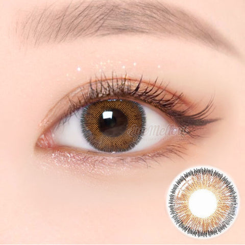 [Yearly] Glow Vivid Brown (Hyperopia) Colored Contact Lenses