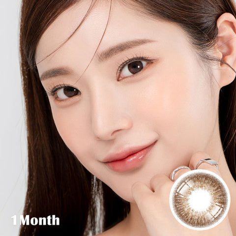 [Monthly] Hibiscus Rich Brown Colored Contact Lenses