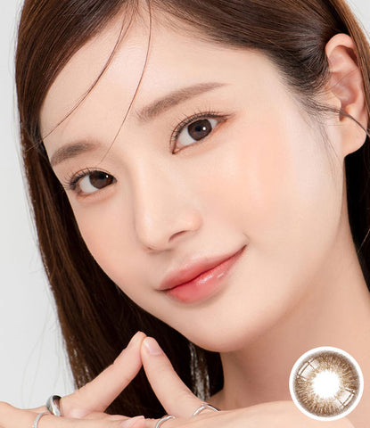 [Monthly] Hibiscus Rich Brown Colored Contact Lenses