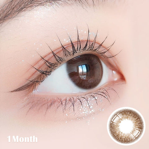 [Monthly] Hibiscus Rich Brown Colored Contact Lenses