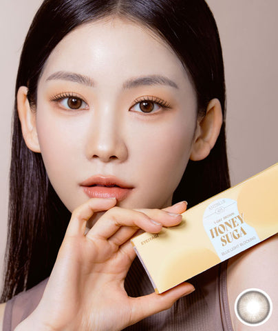 [1Day] i-SHA オリアナ エッジ+ ブラウン カラーコンタクトレンズ