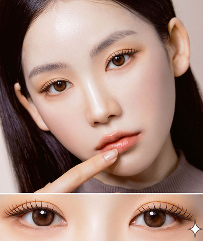 [1Day] i-SHA オリアナ エッジ+ ブラウン カラーコンタクトレンズ