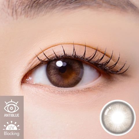 [1Day] i-SHA オリアナ エッジ+ ブラウン カラーコンタクトレンズ