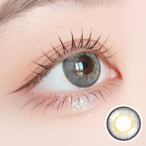 [Monthly] Iwwitch Up Gray Colored Contact Lenses - Silicone Hydrogel