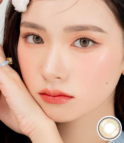 [Monthly] Iwwitch Brown Colored Contact Lenses - Silicone Hydrogel