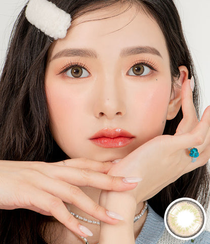 [Monthly] Iwwitch Brown Colored Contact Lenses - Silicone Hydrogel