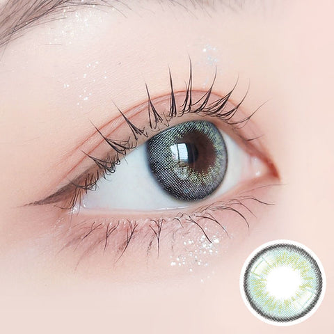 [Monthly] Iwwitch Ocean Blue Colored Contact Lenses - Silicone Hydrogel