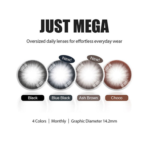 [Monthly] Just MEGA Black Colored Contact Lenses