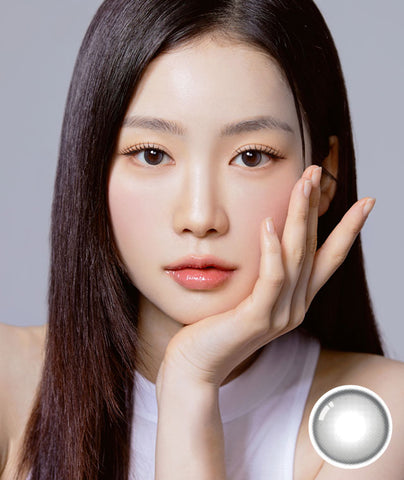 [1Day] Anti-Blue 405 Latte Gray Colored Contact Lenses (10Lenses)