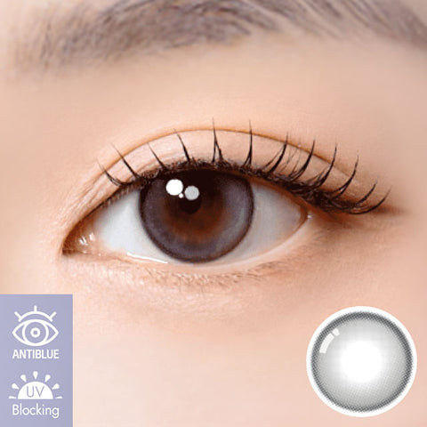 [1Day] Anti-Blue 405 Latte Gray Colored Contact Lenses (10Lenses)