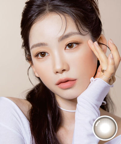 [1Day] Anti-Blue 405 Latte Hazel Colored Contact Lenses (10Lenses)