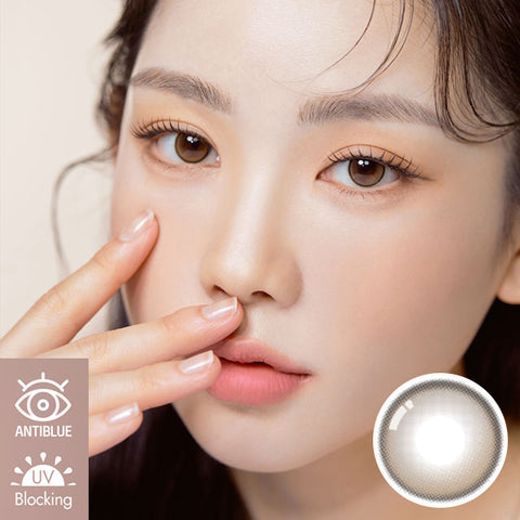 [1Day] Anti-Blue 405 Latte Hazel Colored Contact Lenses (10Lenses)