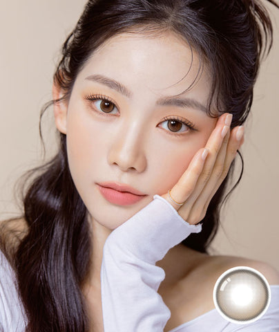 [1Day] Anti-Blue 405 Latte Hazel Colored Contact Lenses (10Lenses)