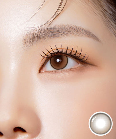 [1Day] Anti-Blue 405 Latte Hazel Colored Contact Lenses (10Lenses)