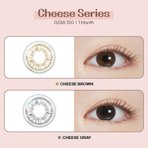 [Monthly] MAY-LUV Cheese Brown Colored Contact Lenses