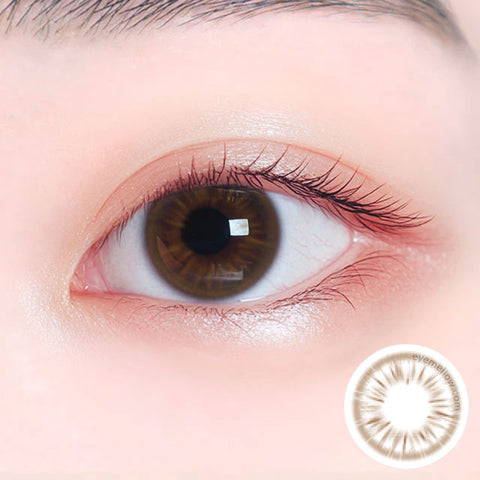 [Monthly] MAY-LUV Cheese Brown Colored Contact Lenses