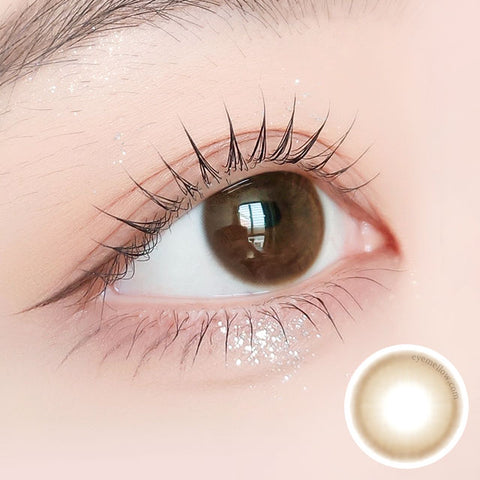 [Monthly] Smoothie Brown Colored Contact Lenses