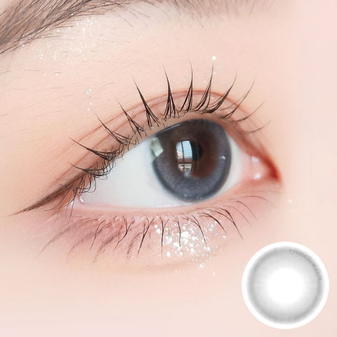 [Monthly] Smoothie Gray Colored Contact Lenses