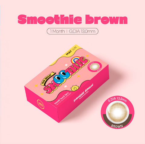 [Monthly] MAY-LUV Smoothie Brown Colored Contact Lenses
