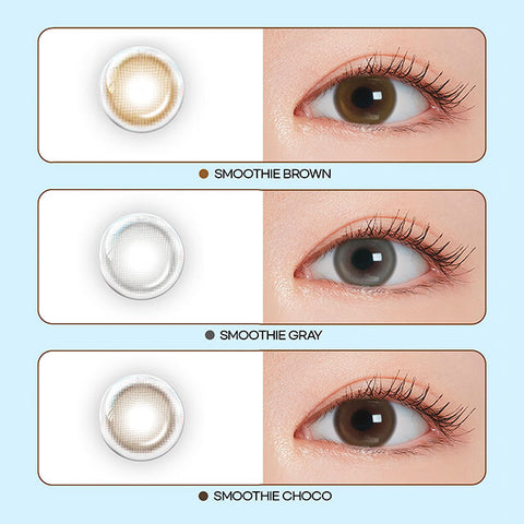 [Monthly] MAY-LUV Smoothie Brown Colored Contact Lenses