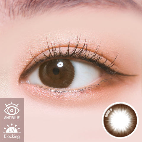 [Monthly] Anti-Blue 405 Mira Choco Colored Contact Lenses