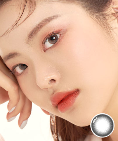 [Monthly] Anti-Blue 405 Mira Gray Colored Contact Lenses