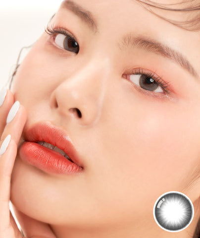 [Monthly] Anti-Blue 405 Mira Gray Colored Contact Lenses