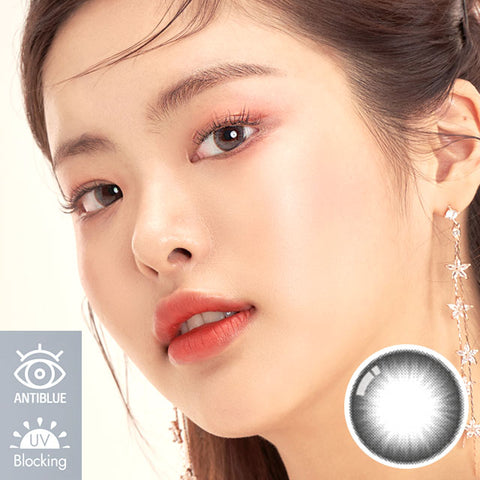 [Monthly] Anti-Blue 405 Mira Gray Colored Contact Lenses