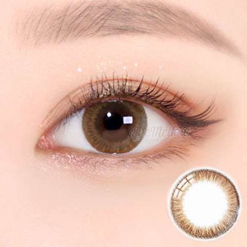 Moist Honey Brown Colored Contact Lenses - Silicone Hydrogel