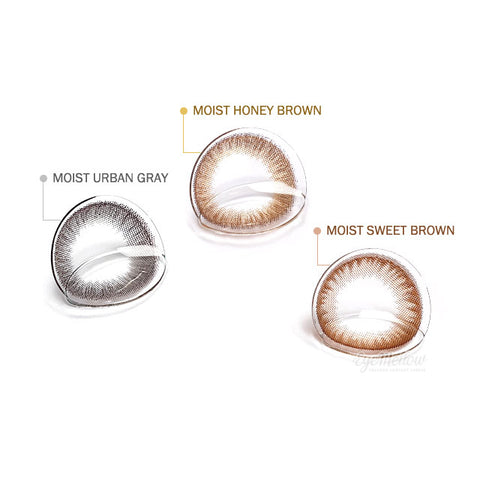 Moist Honey Brown (Toric) Colored Contact Lenses - Silicone Hydrogel