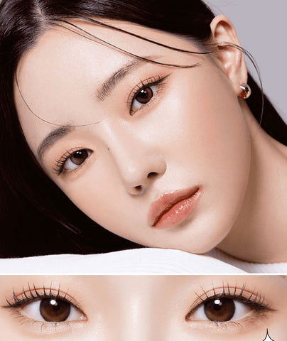 [1Day] Anti-Blue 405 Mouve Ash Brown Colored Contact Lenses (10Lenses)
