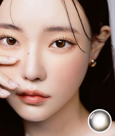 [1Day] Anti-Blue 405 Mouve Ash Brown Colored Contact Lenses (10Lenses)