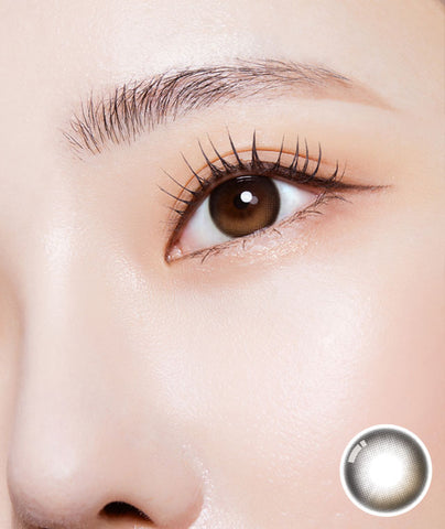 [1Day] Anti-Blue 405 Mouve Ash Brown Colored Contact Lenses (10Lenses)
