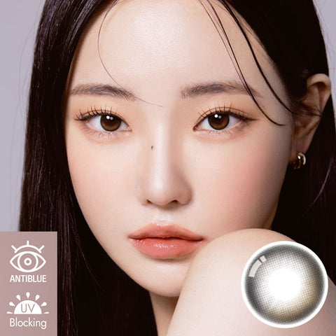 [1Day] Anti-Blue 405 Mouve Ash Brown Colored Contact Lenses (10Lenses)