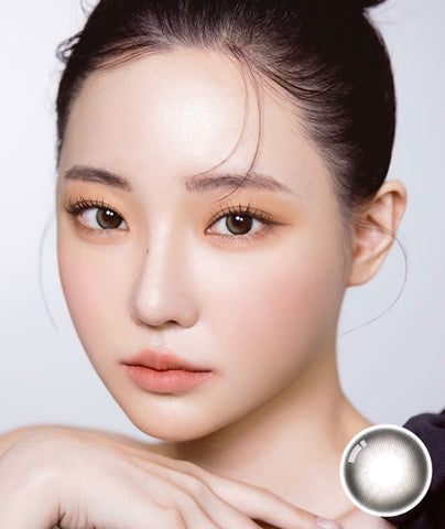 [1Day] Anti-Blue 405 Mouve Ash Gray Colored Contact Lenses (10Lenses)