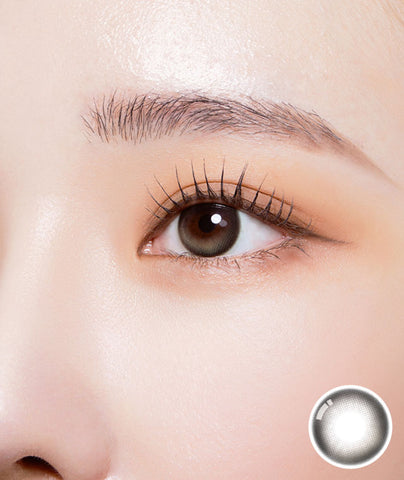 [1Day] Anti-Blue 405 Mouve Ash Gray Colored Contact Lenses (10Lenses)