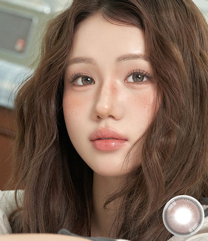 [Monthly] Mui Brown Colored Contact Lenses (2 Pairs)