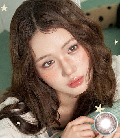[Monthly] Mui Brown Colored Contact Lenses (2 Pairs)