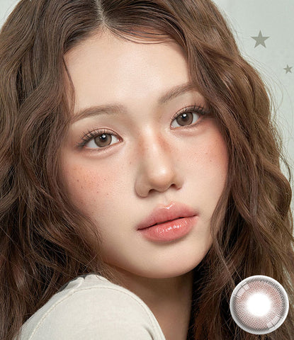[Monthly] Mui Brown Colored Contact Lenses (2 Pairs)
