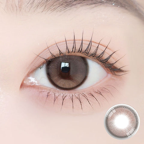 [Monthly] Mui Brown Colored Contact Lenses (2 Pairs)