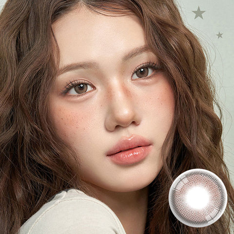 [Monthly] Mui Brown Colored Contact Lenses (2 Pairs)
