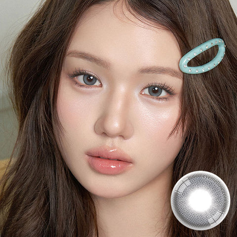 [Monthly] Mui Gray Colored Contact Lenses (2 Pairs)