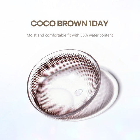 [1Day] NEOiSM Coco Brown Colored Contact Lenses (10Lenses)