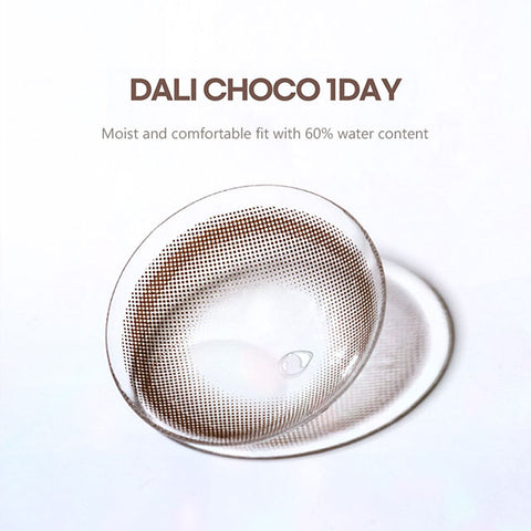 [1Day] NEOiSM Toric Dali Choco Contact Lenses For Astigmatism (30 Lenses × 2 Packs)