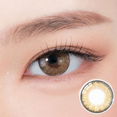 [Yearly] Neo Pastel Yellow Brown (Toric) Colored Contact Lenses
