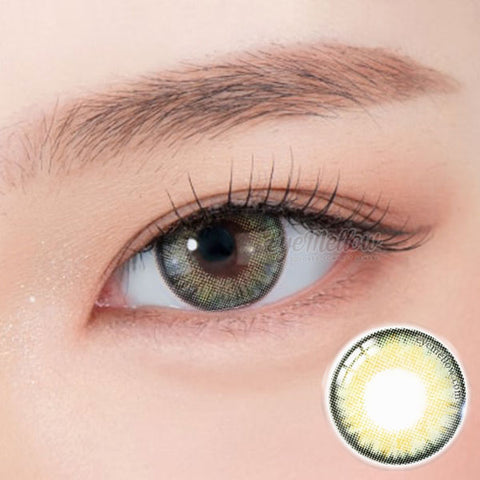 [Yearly] Neo Pastel Yellow Green (Hyperopia) Colored Contact Lenses