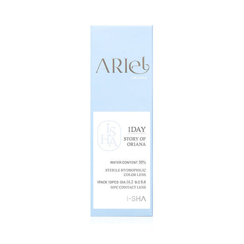 [1Day] i-SHA Oriana Ariel Gray Colored Contact Lenses